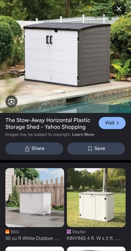 Photo of Plastic shed/storage (Matlock DE4) #1