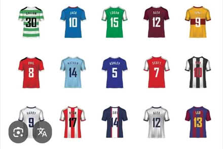 Photo of Old football shirts (Knighton) #1