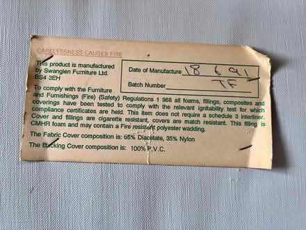 Photo of free 1990’s fringed stool (Northwood HA6) #2