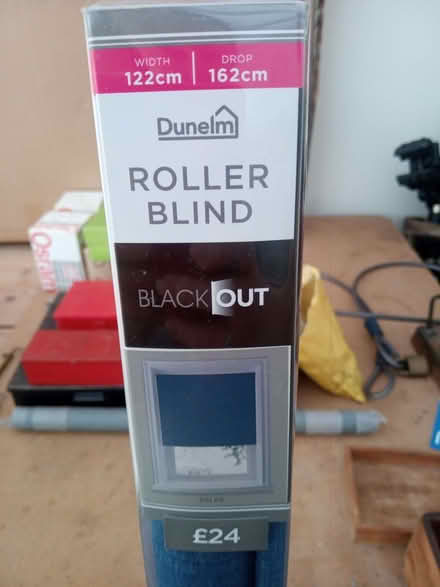 Photo of free Dunelm Roller Blind Blackout 122w x 162 drop. (Kings Sutton OX17) #1