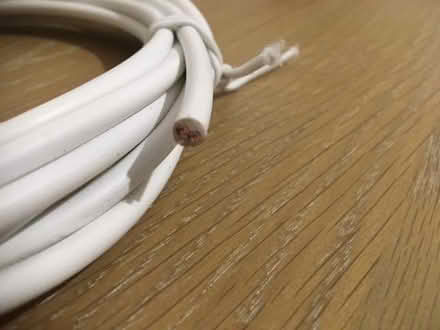 Photo of free New, 2 Core White Round Flexible Cable - 4.5m (Exhall CV7) #2