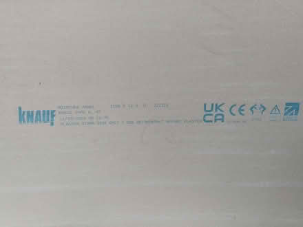 Photo of free Moisture-resistant plasterboard 168cm x 120cm lx 12.5 mm (Lower Earley RG6) #2
