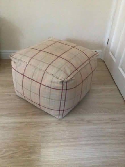 Photo of free Large Pouffe ex Laura Ashley (Belchamp St Paul CO10) #1