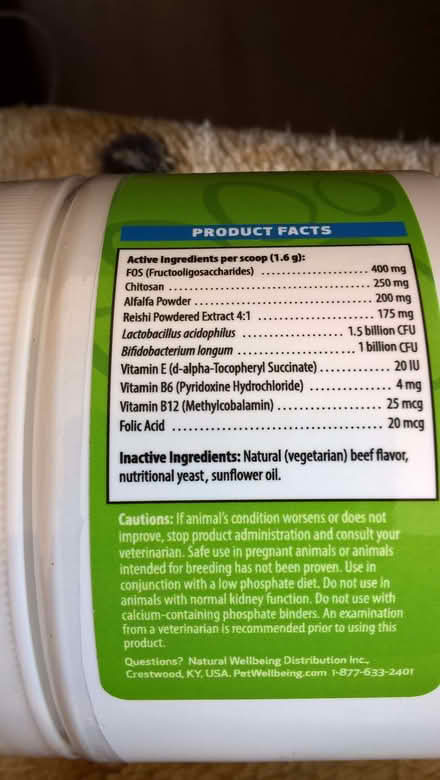 Photo of free Pet Wellbeing Core Kidney Care for cats + dogs (Clayton West HD8) #2