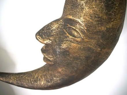 Photo of free Man in the Moon large papier mache hanging decoration (Burgess Hill RH15) #2