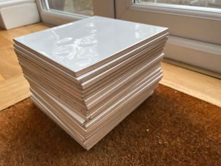 Photo of free 22 White bathroom tiles (Crosspool S10) #2