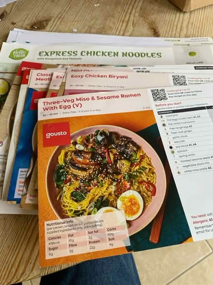 Photo of free Recipe cards (Chislehurst) #1