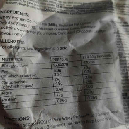 Photo of free Bulk whey protein (N7, Tufnel Park) #2