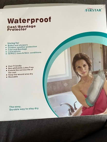 Photo of free Waterproof cast/bandage protector (Eynsham OX29) #1