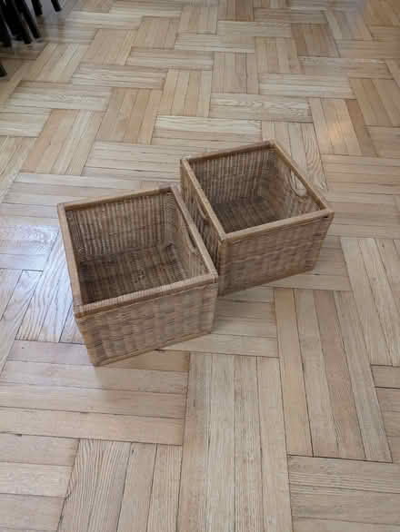 Photo of free Two wicker baskets (10011) #1
