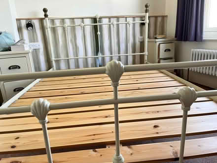 Photo of free Metal Bed Frame (minus slats) (Cranleigh GU6) #3