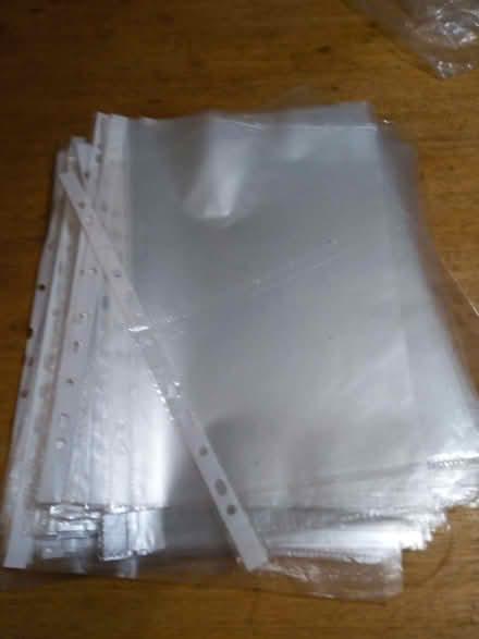 Photo of free Pile of plastic pockets (St Leonards Green TN38) #1