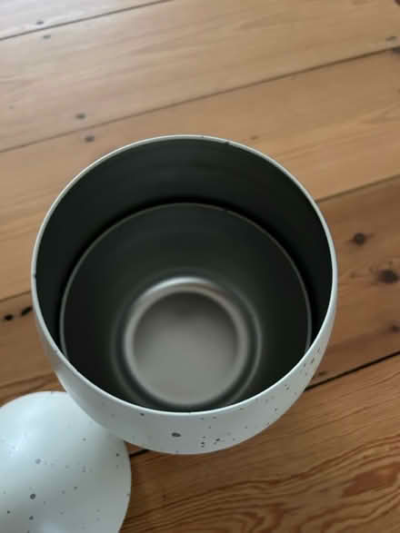 Photo of free Metal egg shaped canister (Tuckton. BH6) #3
