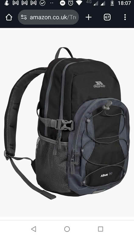 Photo of Rucksack - colour/brand irrelevant (Birmingham City Centre) #1