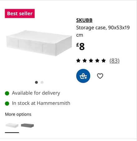 Photo of free IKEA SKUBB storage case (Shepherds Bush W14) #2