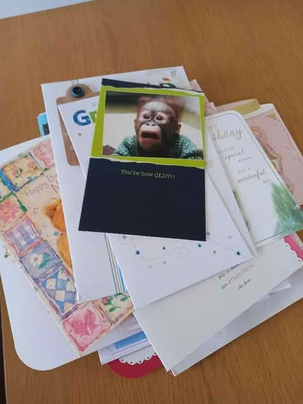 Photo of free Greeting Cards - used - suitable for a crafter/card maker? (Panshanger AL7) #1