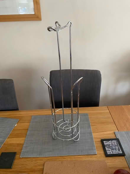 Photo of free Chrome freestanding toilet roll holder and storage (Liberton EH16) #2