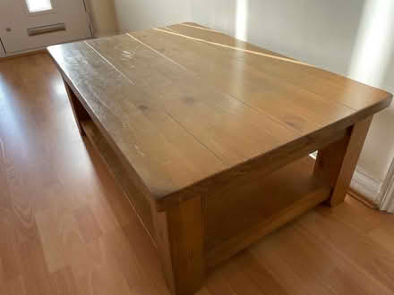 Photo of free Wooden Oak Coffee Table (Top Amersham HP6) #1