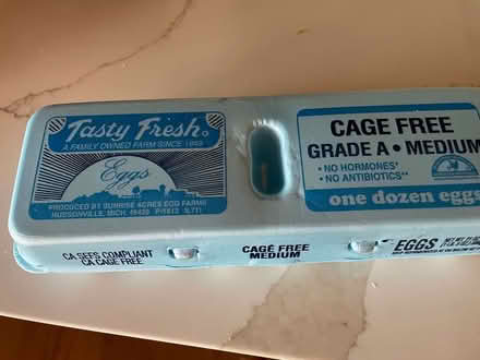 Photo of free One dozen eggs (San Leandro near the Marina) #3
