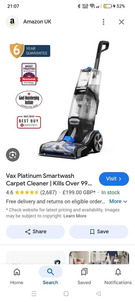Photo of Carpet cleaner (Princes End DY4) #1