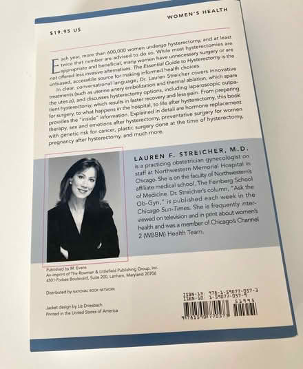Photo of free hysterectomy book (Downers Grove, south side) #2