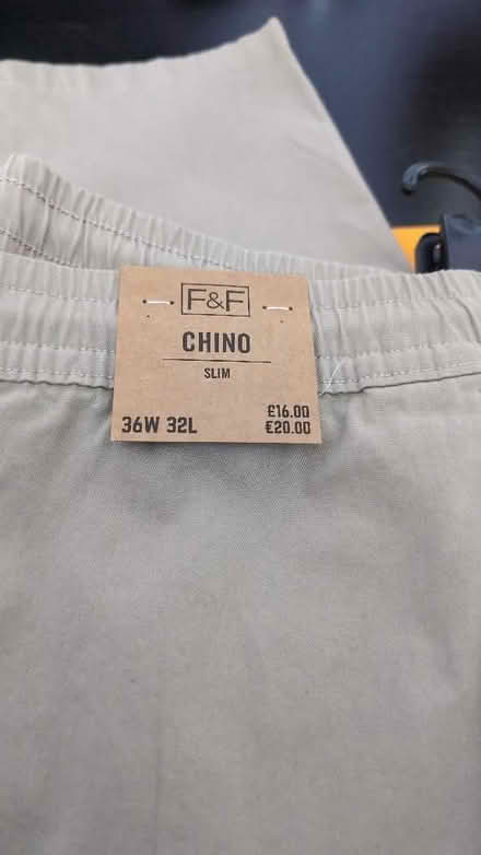 Photo of free New chino men's trousers (Derbyshire Hill WA9) #1