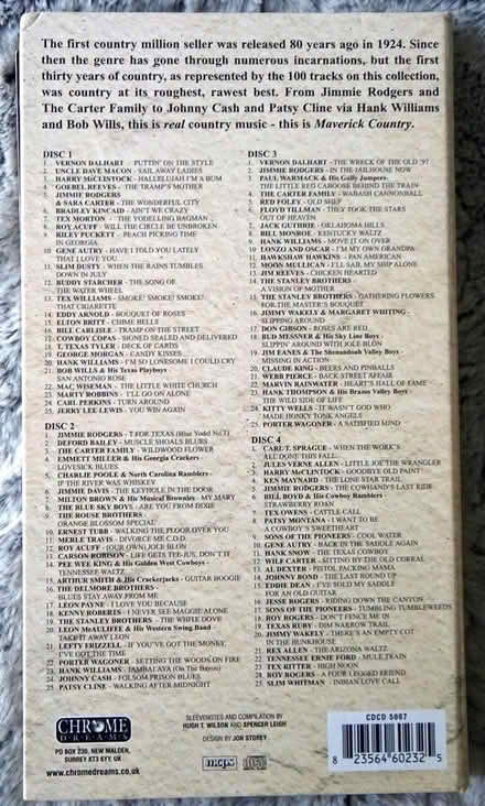 Photo of free Country Music CD set (OX14) #4