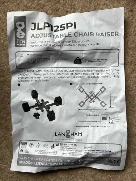 Photo of free Chair raiser (Westbury on Trym BS9) #4
