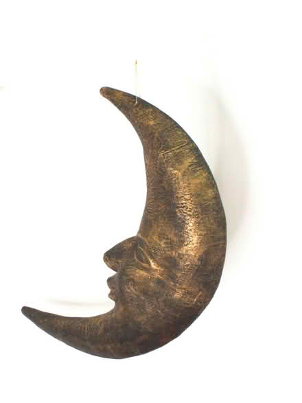 Photo of free Man in the Moon large papier mache hanging decoration (Burgess Hill RH15) #1