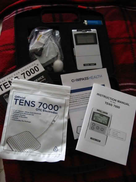 Photo of free TENS 7000 Pain Relief New Kit in Black Case (Coppull PR7) #1