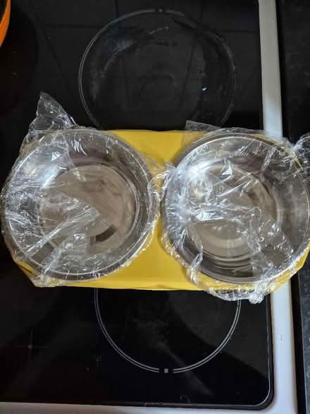 Photo of free Small dog or cat bowls on a stand (Earlham NR5) #1