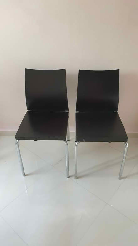 Photo of free Black Dining Chairs (Hougang) #1