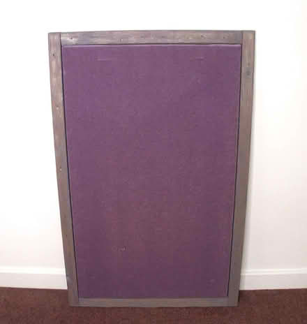 Photo of free 2 x velvet pin boards for home, shops or market stalls (Burgess Hill RH15) #2
