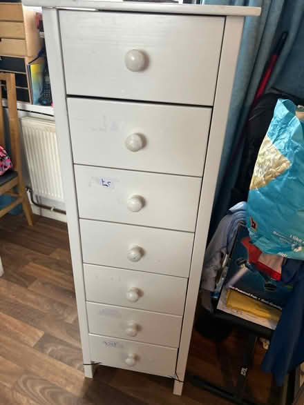 Photo of free Tall slim chest of drawers (Parkside SK7) #1
