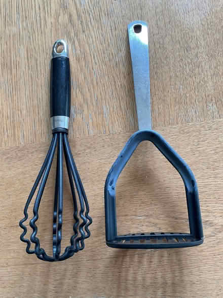 Photo of free Hand whisk and potato masher (Crown Wood RG12) #1