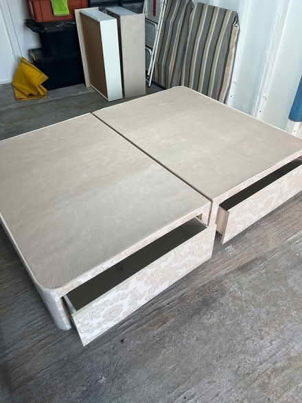 Photo of free Double bed base (Belper DE56) #1