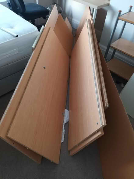Photo of free Sheets of beech effect MDF (Odd Down) #1