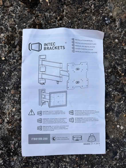 Photo of free Bracket to put TV on wall (Hassocks BN6) #1