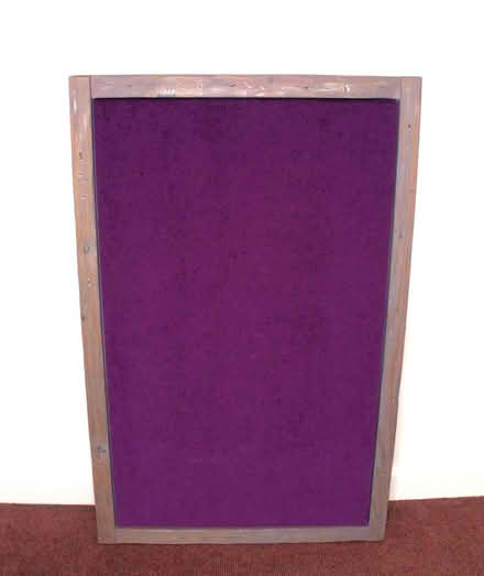 Photo of free 2 x velvet pin boards for home, shops or market stalls (Burgess Hill RH15) #1