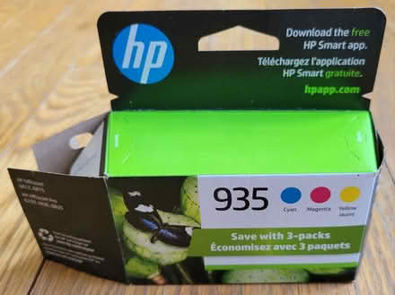 Photo of free HP 935 CMY 3-pack ink cartridges (Adelphi (20783)) #1