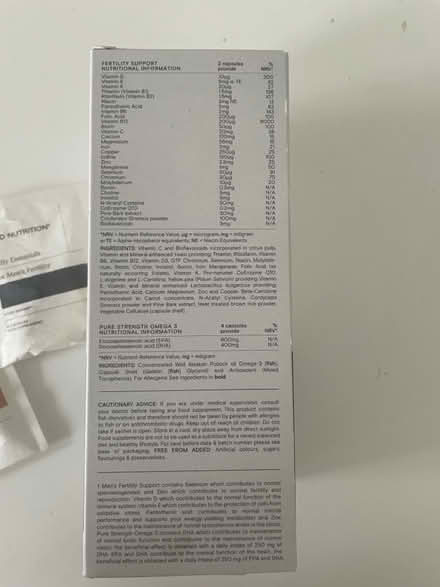 Photo of free Supplements for fertility support (Lewisham, SE13) #3
