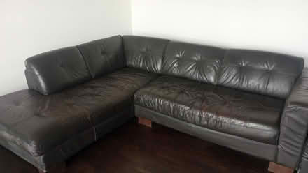 Photo of free Leather Sofa (E3) #1