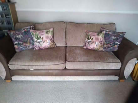 Photo of free dfs sofa, armchair & footstall (Rye TN31) #1