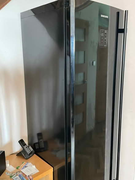 Photo of free Samsung tall gloss black freestanding freezer (Penn HP10) #2