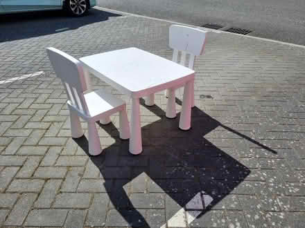 Photo of free Kids IKEA table and chairs (Locksheath SO31) #1