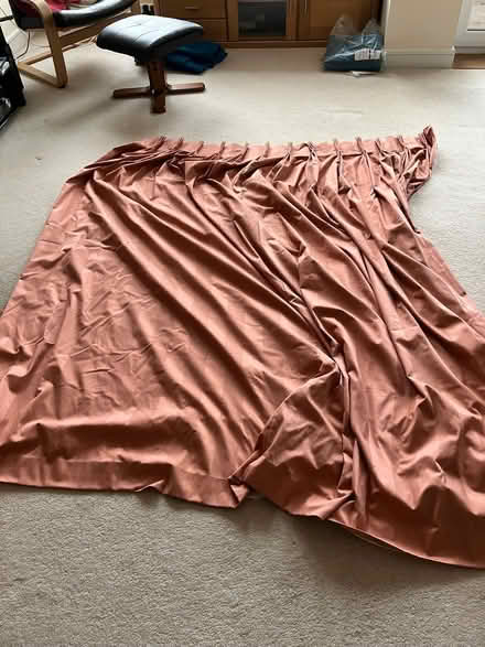 Photo of free Large curtain and wooden pole (Sprey Point TQ14) #2