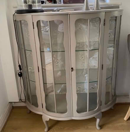 Photo of free Vintage glass cabinet painted (Chorlton M21) #1
