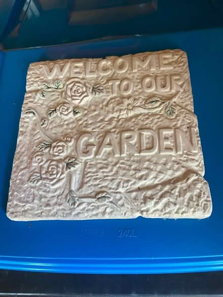 Photo of free Garden plaque (Stanton Harcourt OX29) #1