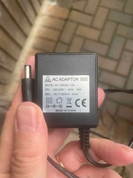 Photo of 6v charger (Cholsey Meadows OX10) #1
