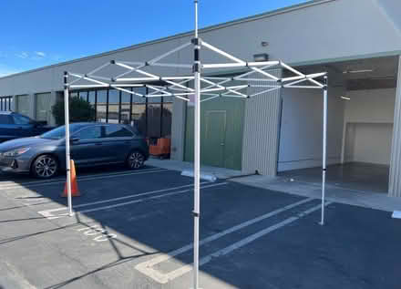Photo of free EZ Tent 10x10 Steel Frame Only (Haight / Alamo Square) #1